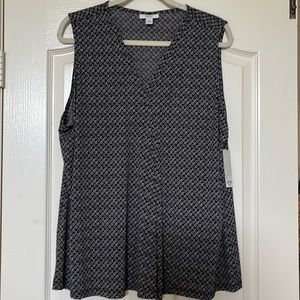 Brand new with tags. Croft & Barrow Vneck Tank Top